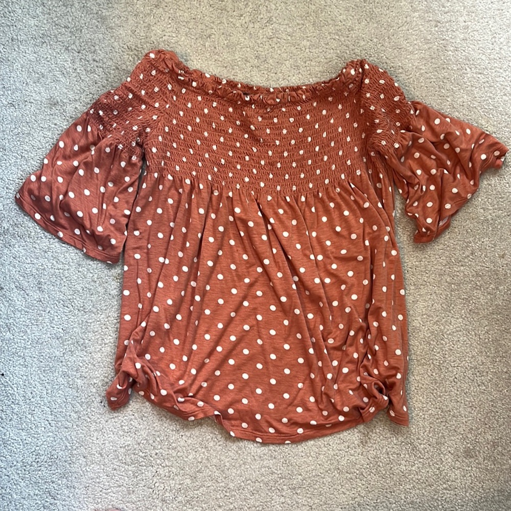 Polka dot top